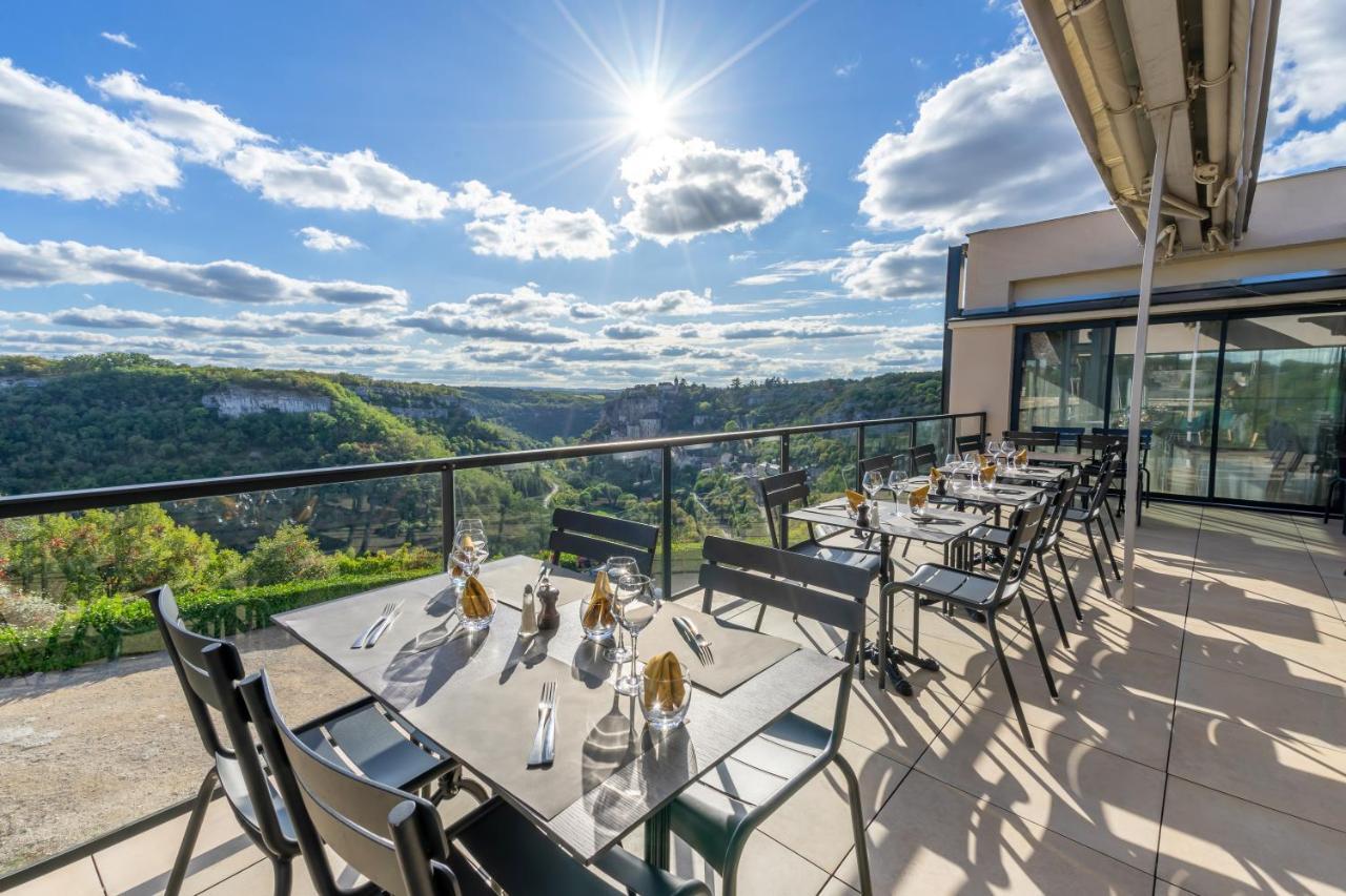 Logis Hotels - Le Belvedere - Hotel 2 Etoiles Et Restaurant 로카마두르 외부 사진